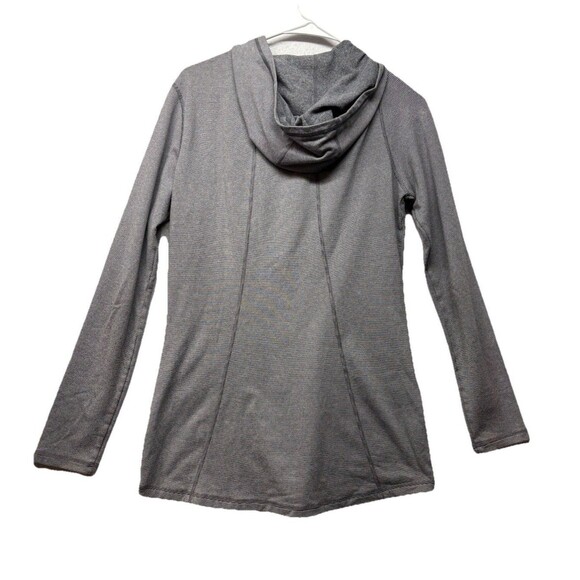 Title Nine Hooded Oversized Sweatshirt Womens Small Pullover Ladies Gray Striped - Picture 4 of 4